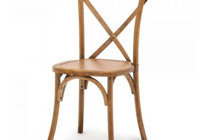 0309 Crossback houten stoel