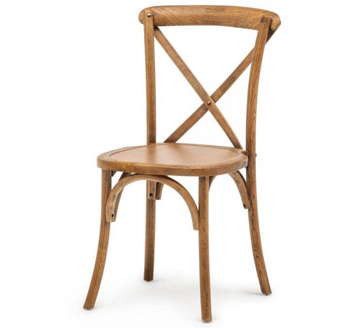 0309 Crossback houten stoel