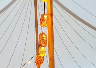 0914 Rieten lampenkap